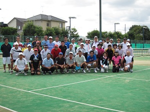 草津市テニス協会集合写真